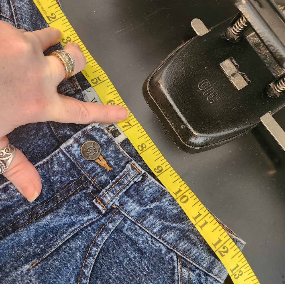 Vintage Syncs By UNIONBAY Denim Pleated front Mom Jeans High Waist - Picture 8 of 14